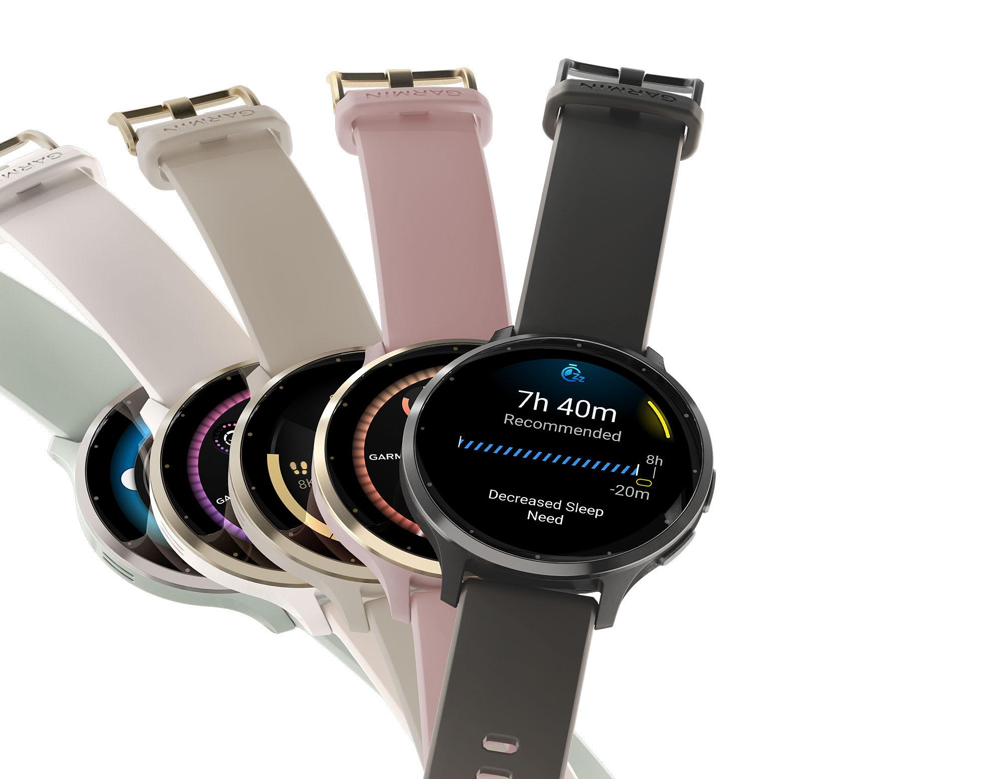 Garmin Venu 3S- Cream Gold French Grey
