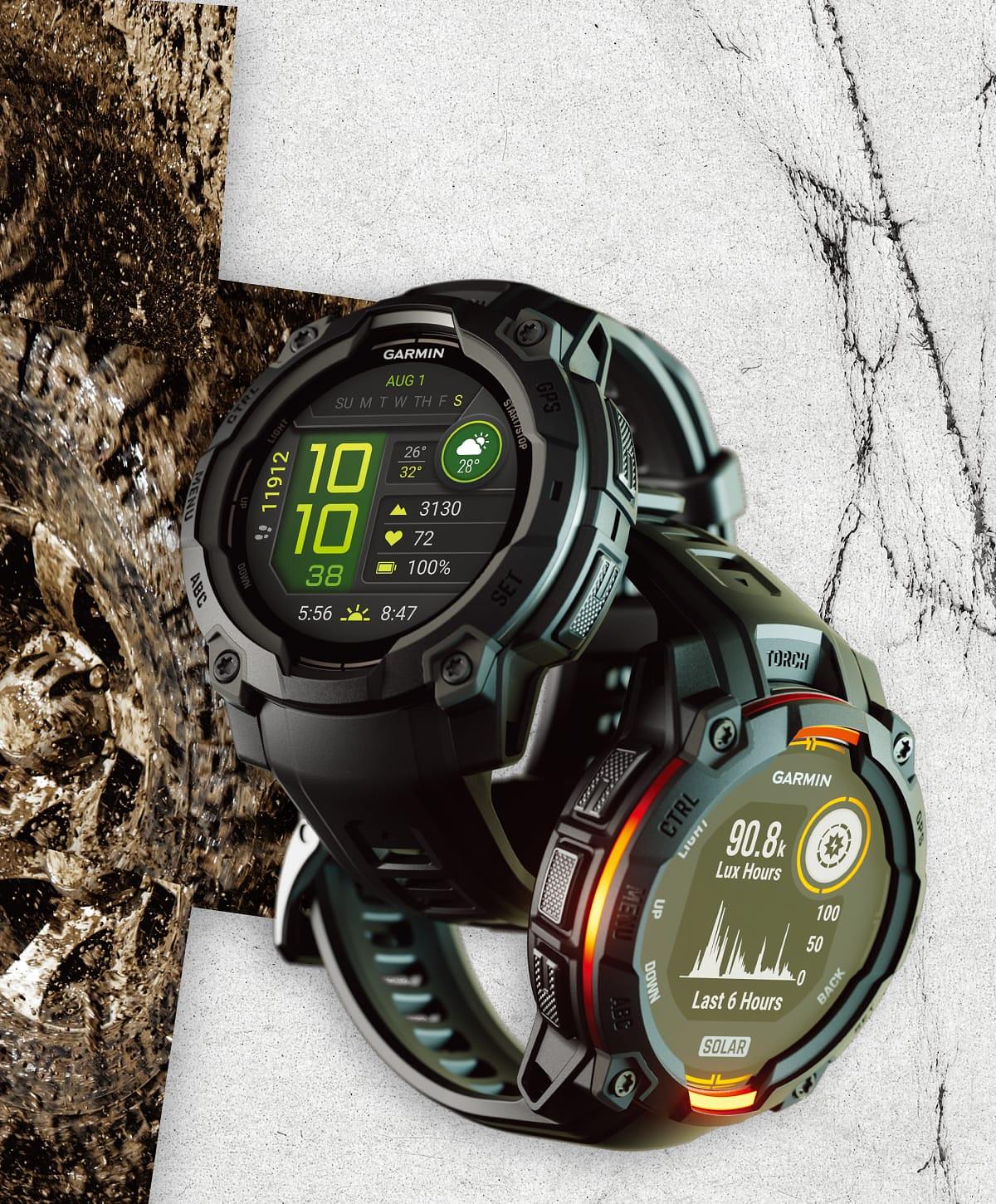 Garmin Instinct 3 50mm-Amoled-Black Bezel With Charcoal Band