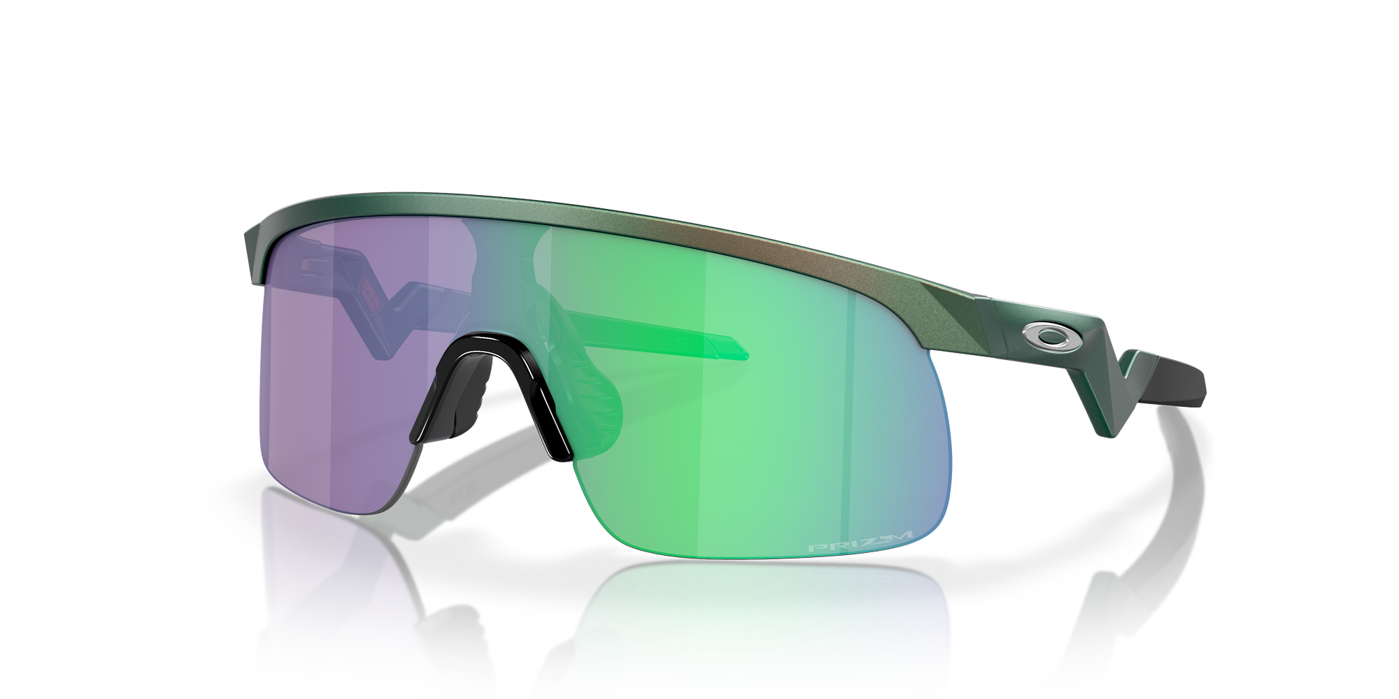 Oakley Youth Sun Resistor Sweep (Matte Pacific / Prizm Jade)